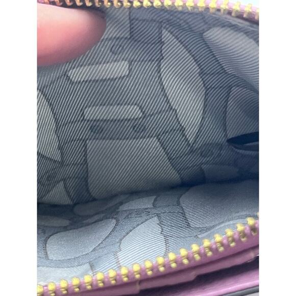 AIMEE‎ KESTENBERG Lavender Purple Leather 4 x 7.5 Slim Wristlet Wallet New - Picture 6 of 12